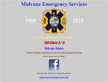 Tablet Screenshot of mulvaneemergencyservices.org